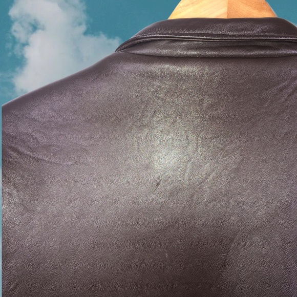 Christian Dior Vintage Leather Brown Bomber Jacket - Picture 5 of 10